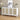 Modern Sideboard Storage Cabinet White with 4 Rattan Doors