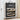 Black Freestanding Narrow Shoe Cabinet with 3 Flip Drawers and Blackboard