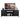 Black Mid Century Modern Rustic Rattan TV Stand 65 inch with Storage and Shelves