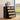 Black Modern Rattan 4 Drawers Dresser Table