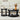 Black Modern Side Table Round Nesting Coffee Table Set of 2 with Storage Shelf