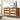 Modern Rattan Dresser Table Walnut with Metal Handles and 6 Drawers