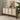 Modern Sideboard Storage Cabinet Walnut with 4 Rattan Doors