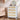 Rattan 4 Drawers Dresser White Tall Chest of Drawers with Metal Legs
