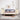 Rattan 4 Drawers Dresser White Tall Chest of Drawers with Metal Legs