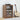 Walnut Media Cabinet 5-Tier Stereo Cabinet with Adjustable Shelves and Cable Management