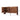 Walnut Modern Kitchen Storage Sideboard Buffet Cabinet Console Table with 4 Fluted Doors Size