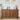 Walnut Modern Kitchen Storage Sideboard Buffet Cabinet Console Table with 4 Fluted Doors