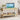 Wood Entryway Console Table Natural with Storage and Metal Rattan Drawers